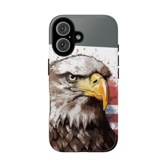 Eagle Patriotic Phone Case — Bald Eagle USA Watercolor Tough Case